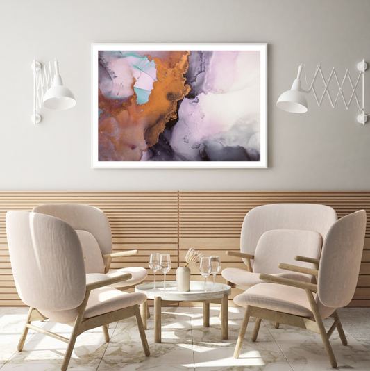 Colorful Abstract Watercolor Art Home Decor Premium Quality Poster Print Choose Your Sizes