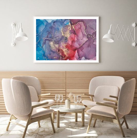 Colorful Abstract Watercolor Art Home Decor Premium Quality Poster Print Choose Your Sizes