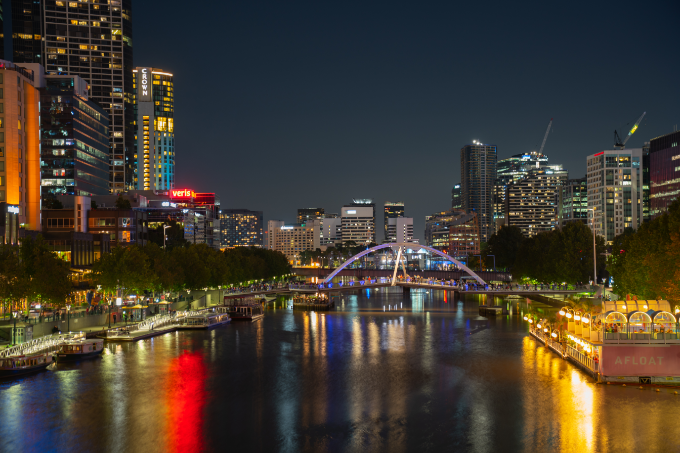 City Night Scenery Photograph Home Decor Premium Quality Poster Print Choose Your Sizes