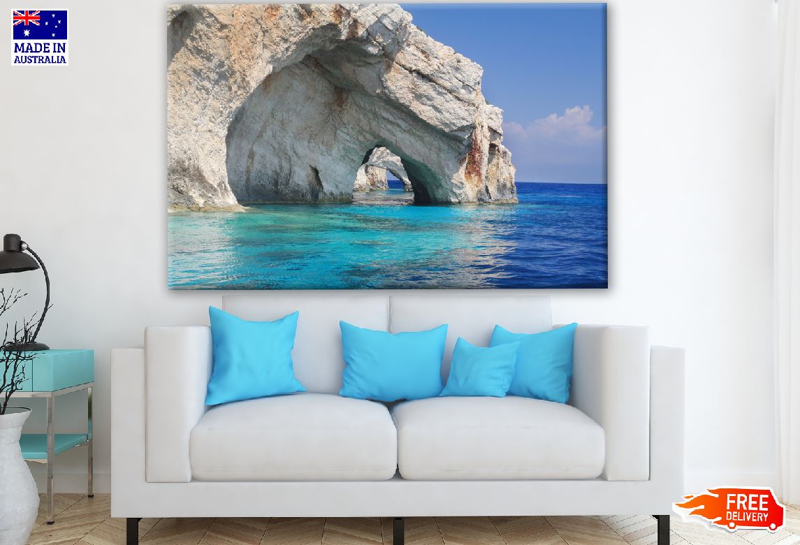 Blue Caves of Zakynthos Photograph Print 100% Australian Made