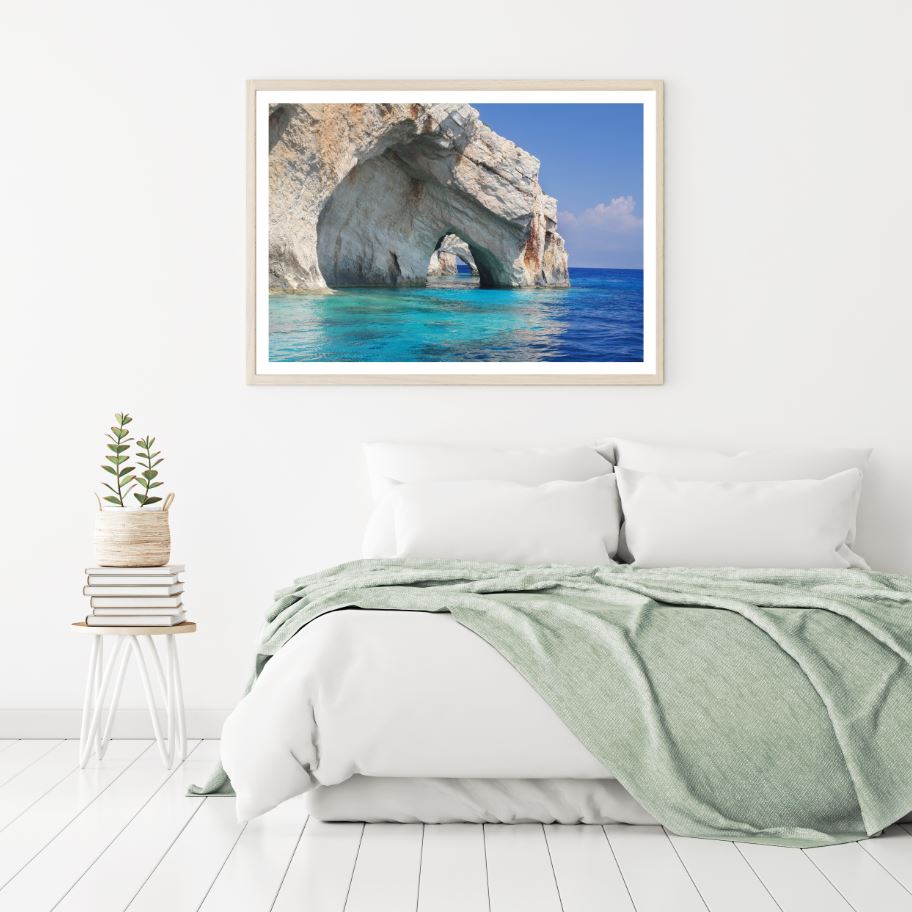 Sea Caves Scenery Photograph Home Decor Premium Quality Poster Print Choose Your Sizes
