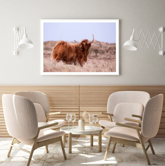 Highland Cow Closeup Photograph Home Decor Premium Quality Poster Print Choose Your Sizes