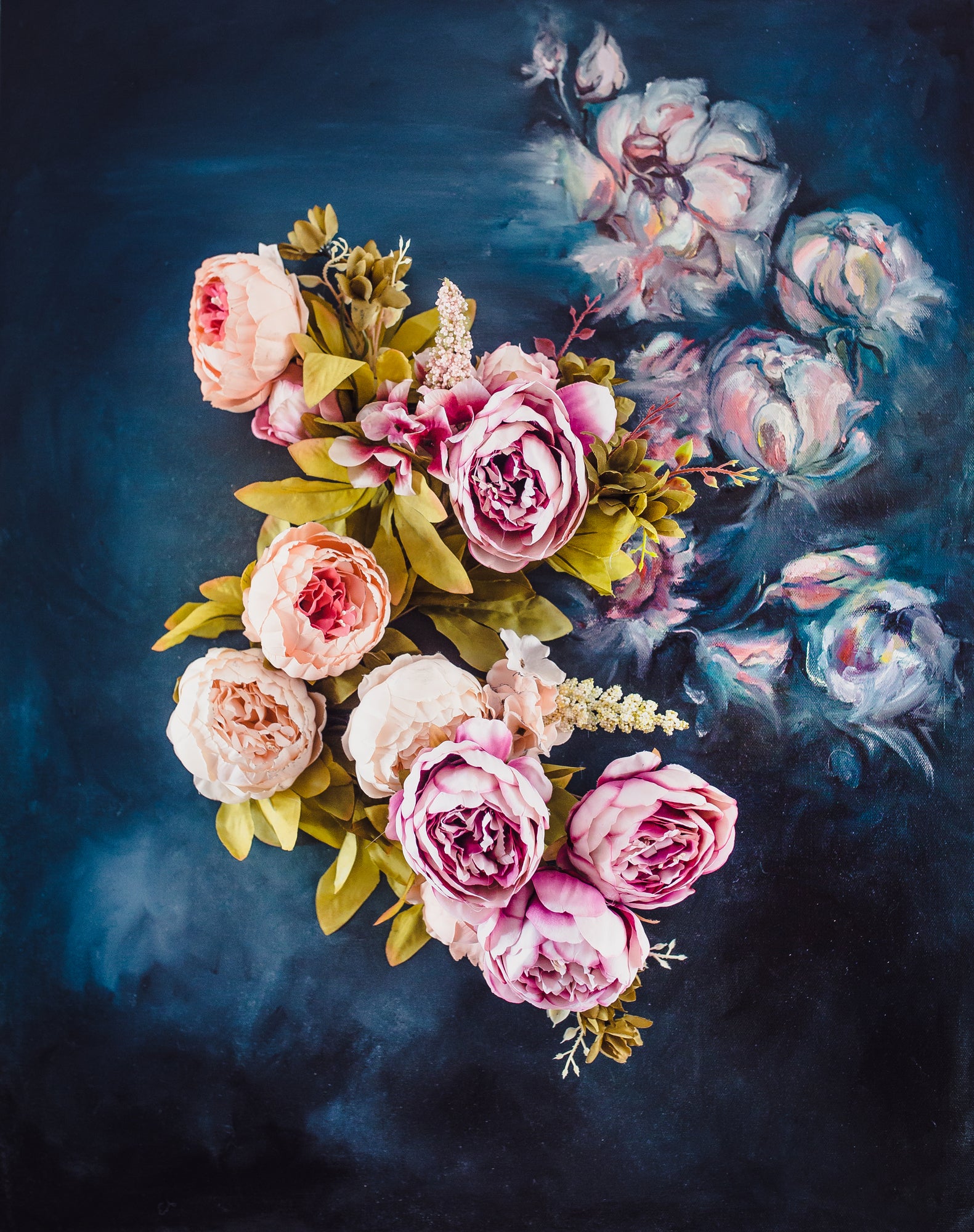 Colorful Flowers Oil Painting Home Decor Premium Quality Poster Print Choose Your Sizes