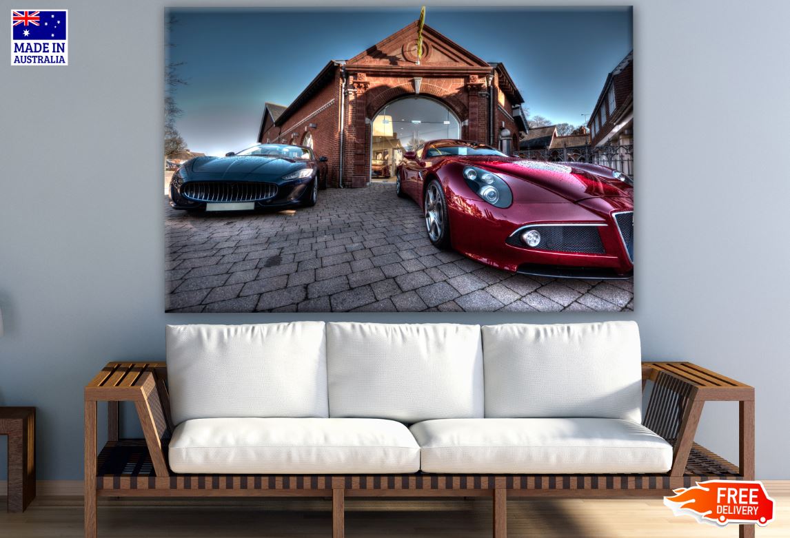 Sports Cars & House Photograph Print 100% Australian Made