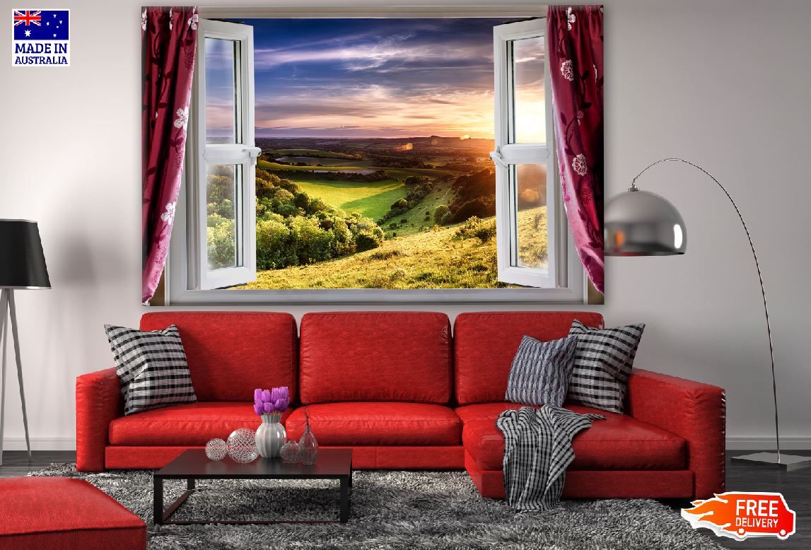 Stunning Nature View from Window Photograph Print 100% Australian Made