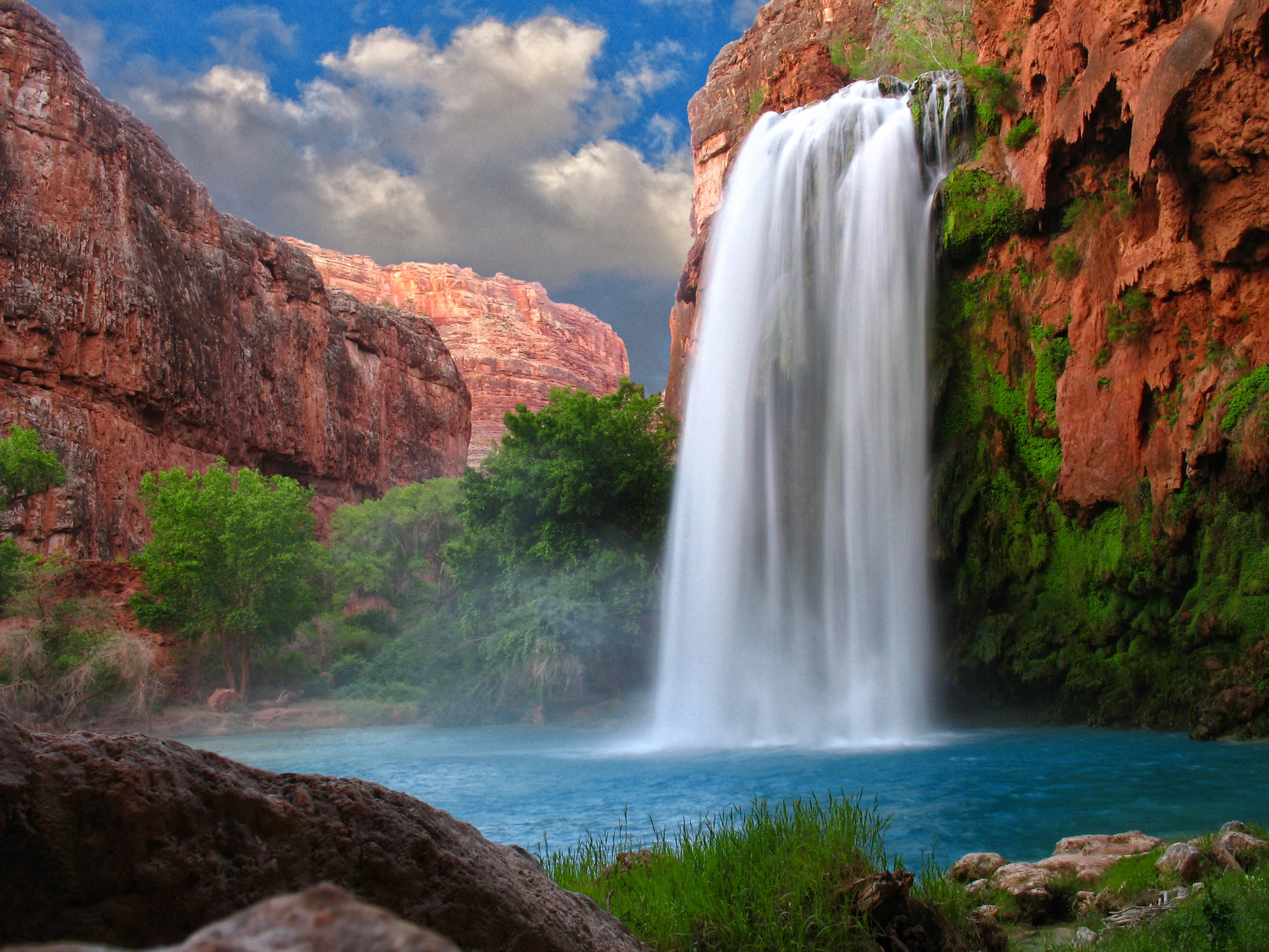 Stunning Waterfall Scenery Photograph Print 100% Australian Made
