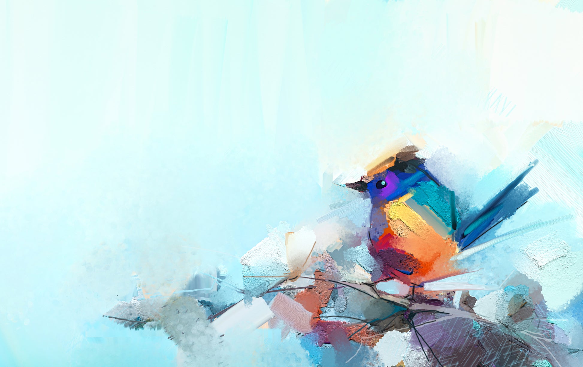 Bird Watercolor Painting Print 100% Australian Made
