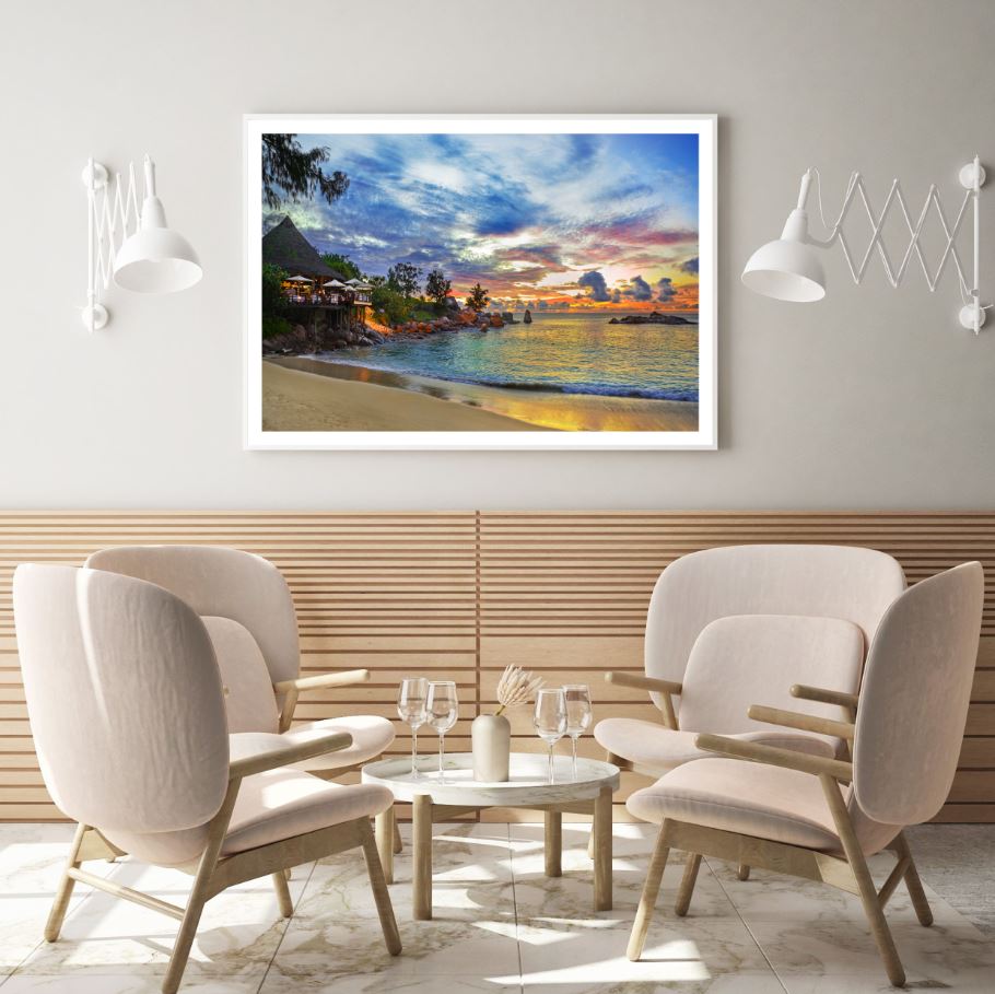 Stunning Sea Scenery Photograph Home Decor Premium Quality Poster Print Choose Your Sizes