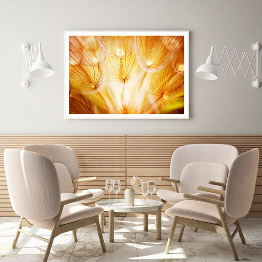 Dandelion Flowers Closeup View Home Decor Premium Quality Poster Print Choose Your Sizes