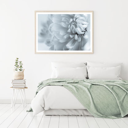 White Flower Closeup Photograph Home Decor Premium Quality Poster Print Choose Your Sizes