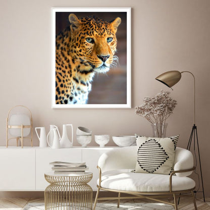 Leopard Portrait Photograph Home Decor Premium Quality Poster Print Choose Your Sizes