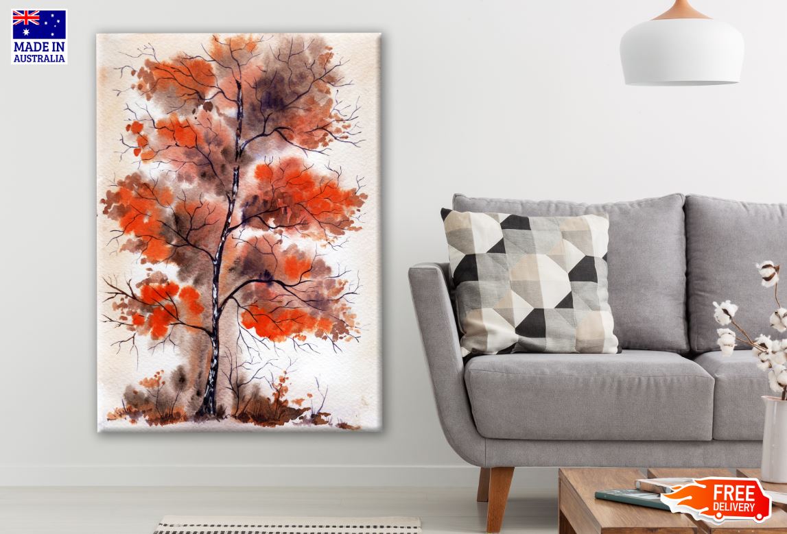 Tall Tree Watercolor Painting Print 100% Australian Made