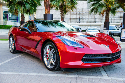 Red Supercar Closeup Photograph Home Decor Premium Quality Poster Print Choose Your Sizes