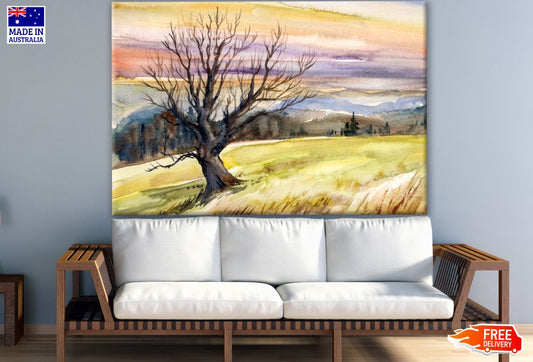 Nature Watercolor Painting Print 100% Australian Made