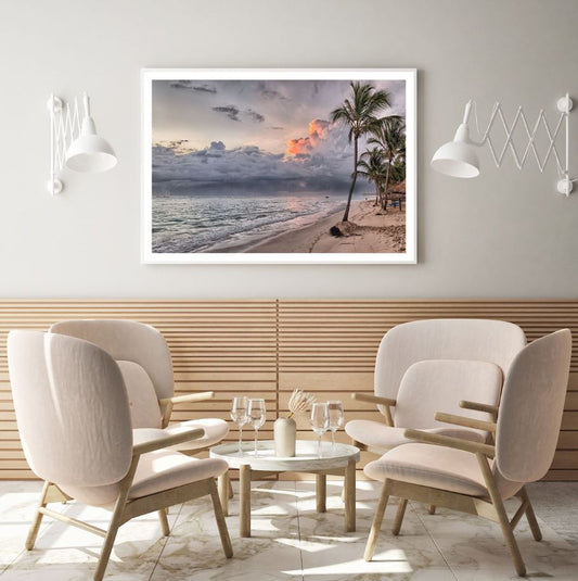 Sea Sunset Scenery Photograph Home Decor Premium Quality Poster Print Choose Your Sizes