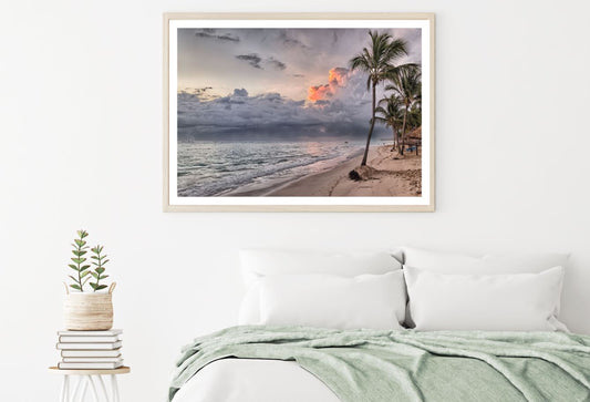 Sea Sunset Scenery Photograph Home Decor Premium Quality Poster Print Choose Your Sizes