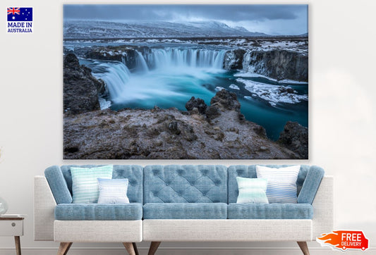 Huge Waterfall Scenery Photograph Print 100% Australian Made
