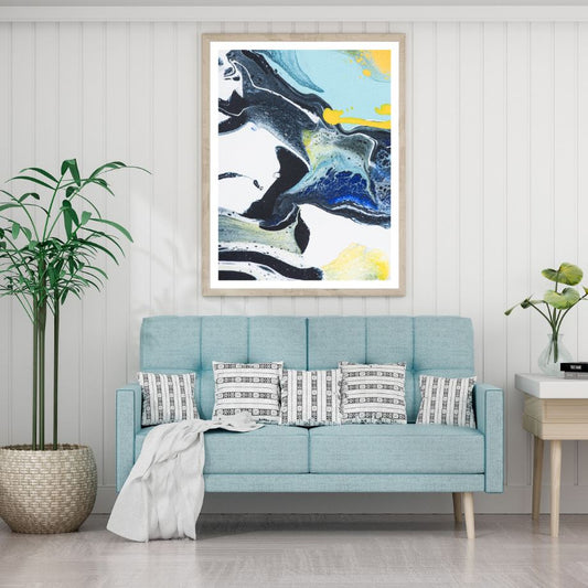Colorful Abstract Watercolor Art Home Decor Premium Quality Poster Print Choose Your Sizes