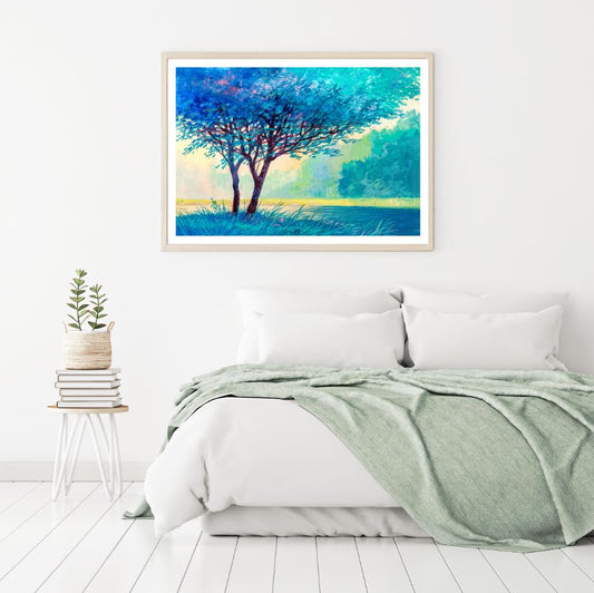 Colorful Forest Oil Painting Home Decor Premium Quality Poster Print Choose Your Sizes