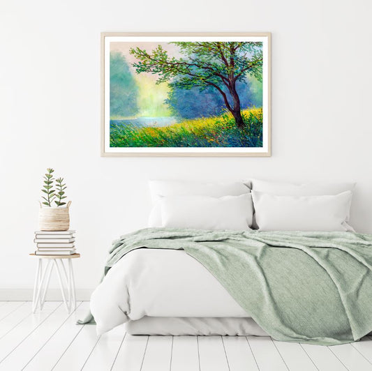Colorful Forest Oil Painting Home Decor Premium Quality Poster Print Choose Your Sizes
