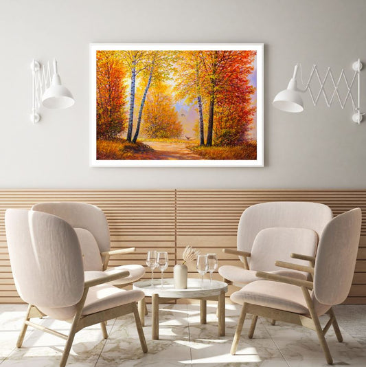 Colorful Forest Oil Painting Home Decor Premium Quality Poster Print Choose Your Sizes