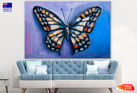 Colorful Butterfly Oil Painting Print 100% Australian Made
