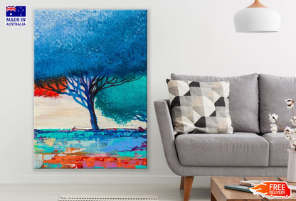 Colorful Tree Abstract Painting Print 100% Australian Made