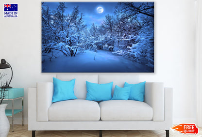 Snow Covered Forest Photograph Print 100% Australian Made