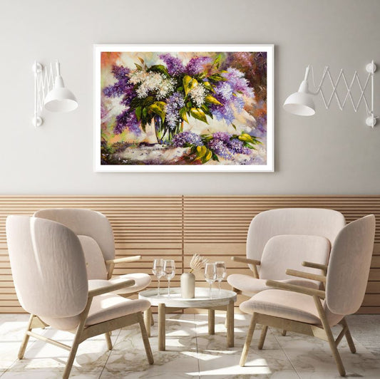 Colorful Flower Vase Oil Painting Home Decor Premium Quality Poster Print Choose Your Sizes