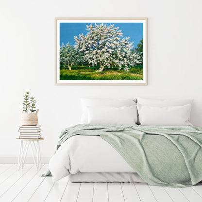 Flower Tree Oil Painting Home Decor Premium Quality Poster Print Choose Your Sizes