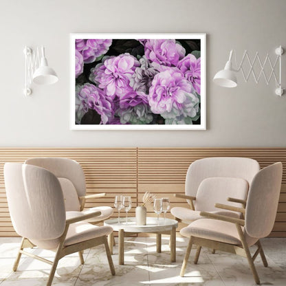 Pink Flowers Closeup Photograph Home Decor Premium Quality Poster Print Choose Your Sizes