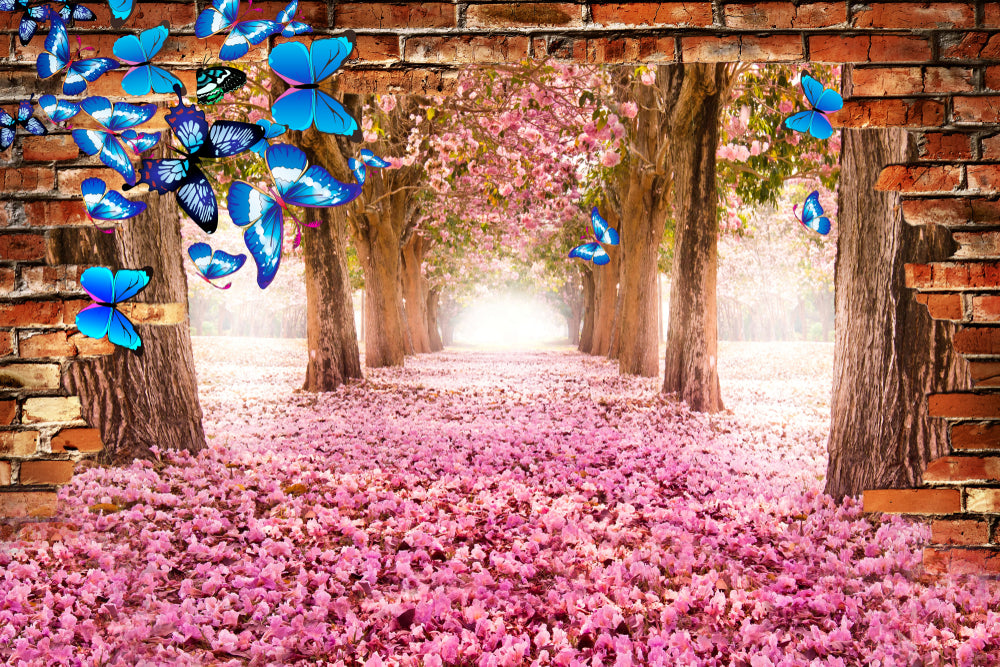 Butterflies & Blossom Trees Photograph Print 100% Australian Made