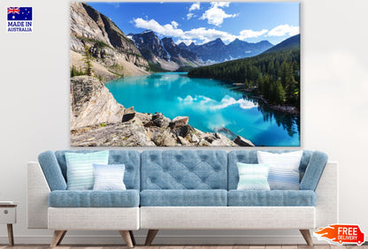 Mountain Lake & Forest View Photograph Print 100% Australian Made