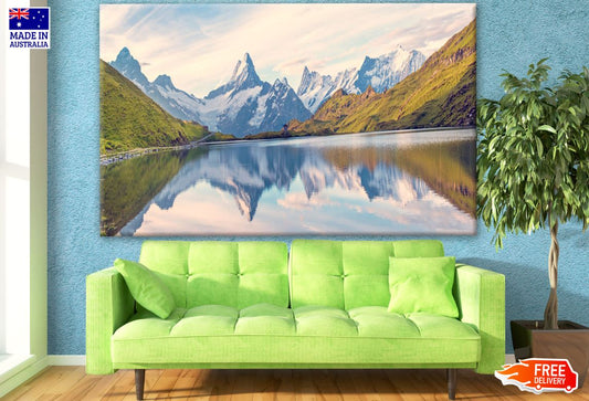 Stunning Lake & Mountain View Photograph Print 100% Australian Made