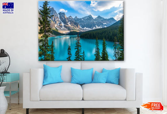 Stunning Lake & Mountain View Photograph Print 100% Australian Made