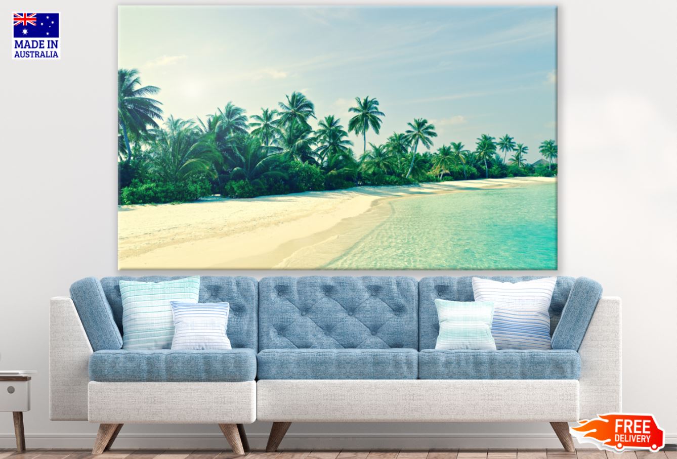 PalmTree Forest Near Beach Photograph Print 100% Australian Made
