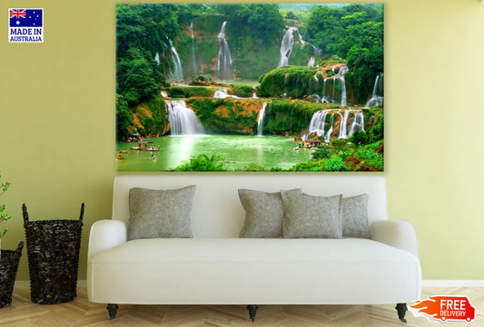 Stunning Waterfalls Scenery Photograph Print 100% Australian Made