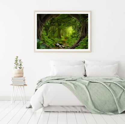 Stunning Deep Forest Photograph Home Decor Premium Quality Poster Print Choose Your Sizes