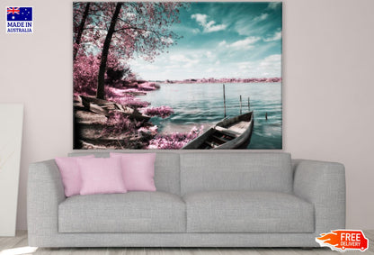 Lake Near Forest Scenery Photograph Print 100% Australian Made