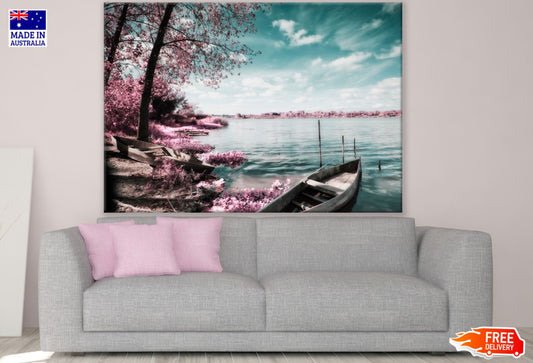 Lake Near Forest Scenery Photograph Print 100% Australian Made
