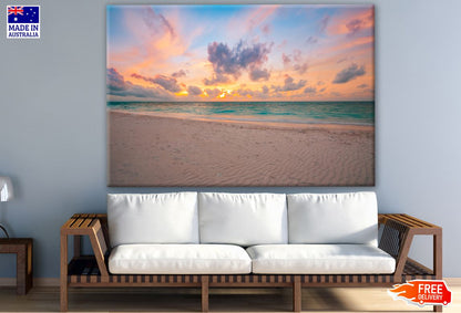 Stunning Beach at Sunset Photograph Print 100% Australian Made
