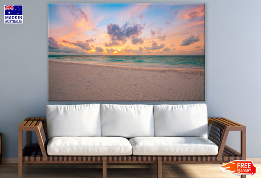 Sunset Sea Scenery Photograph Print 100% Australian Made