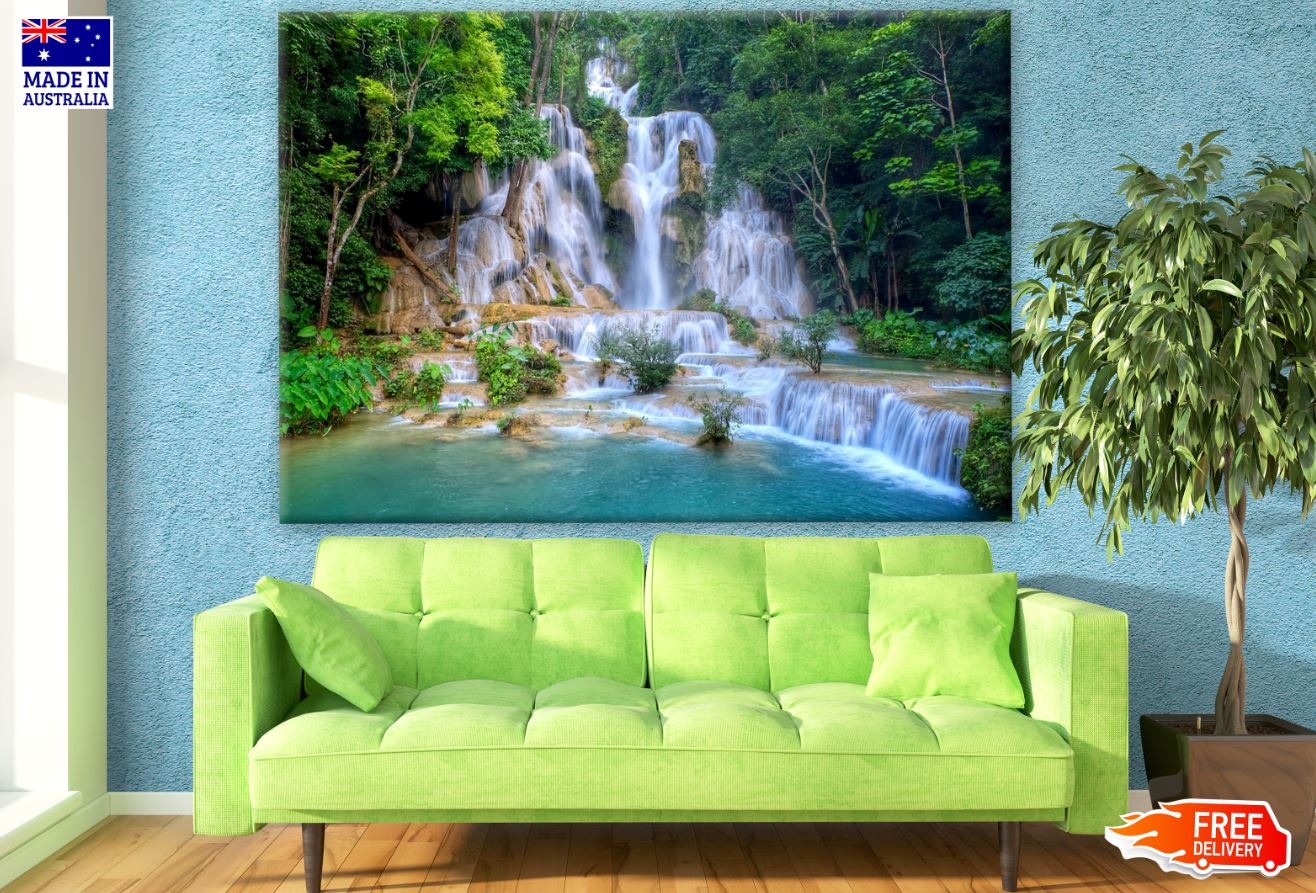 Stunning Waterfall Scenery Photograph Print 100% Australian Made