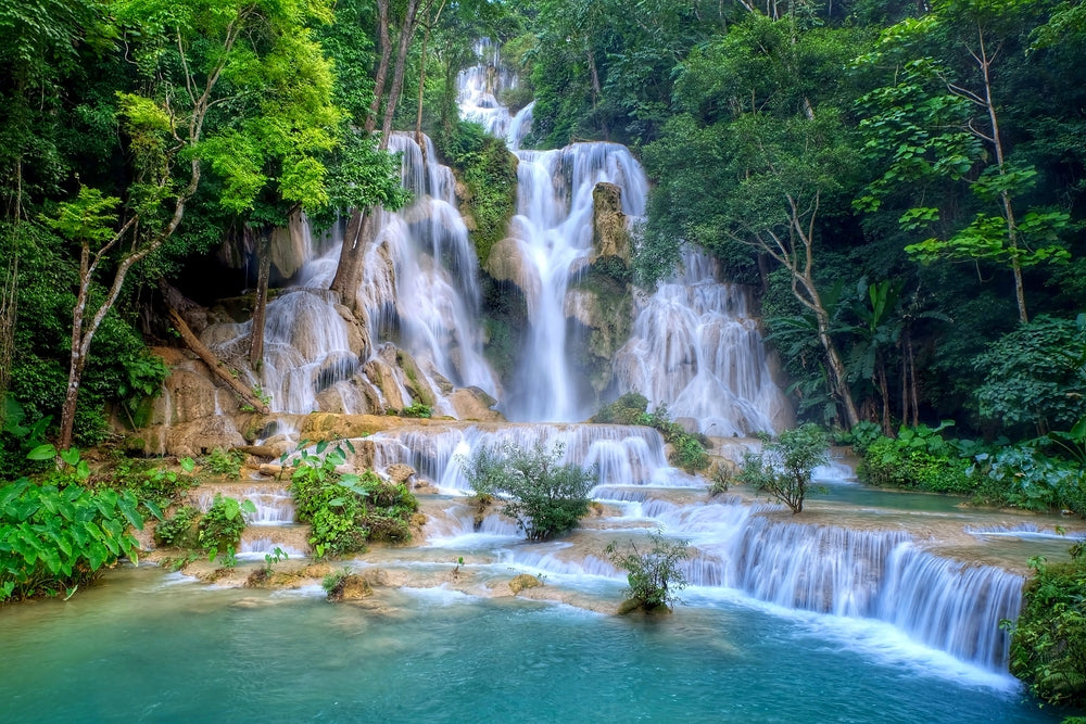 Waterfall Scenery Photograph Home Decor Premium Quality Poster Print Choose Your Sizes
