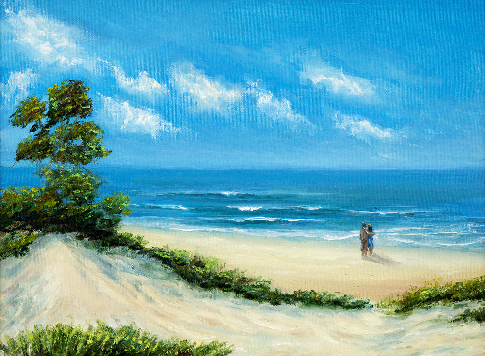 Sea Scenery Oil Painting Print 100% Australian Made