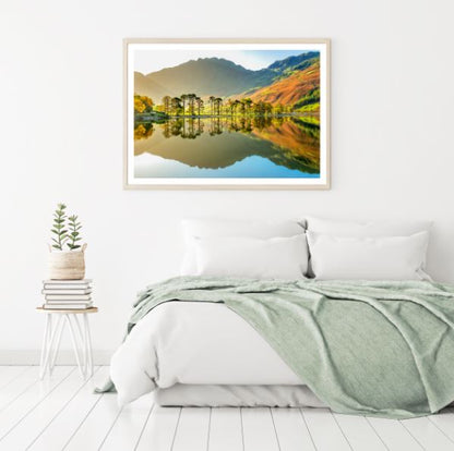 Lake & Forest Scenery Photograph Home Decor Premium Quality Poster Print Choose Your Sizes
