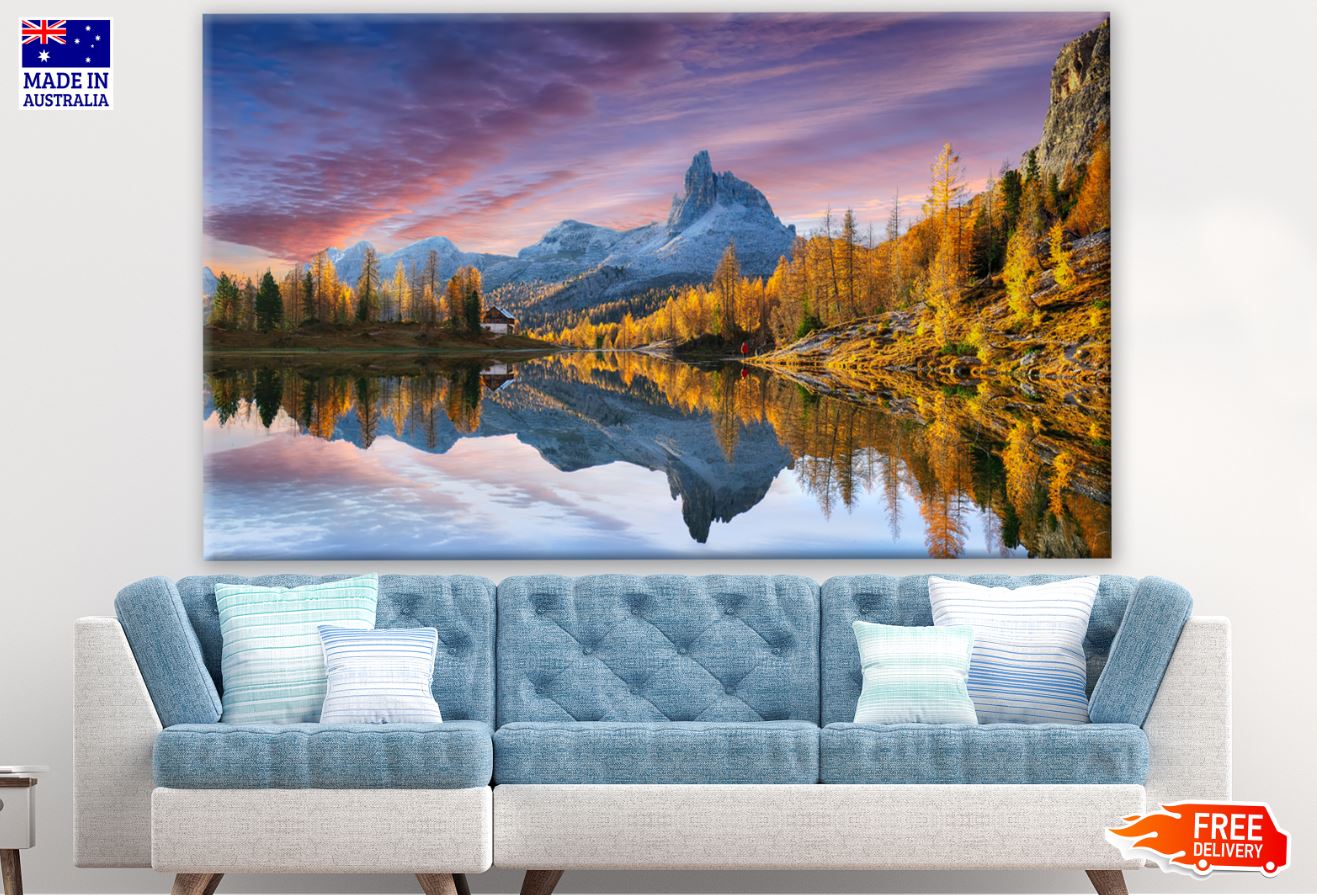 Mountain Lake & Forest Scenery Photograph Print 100% Australian Made