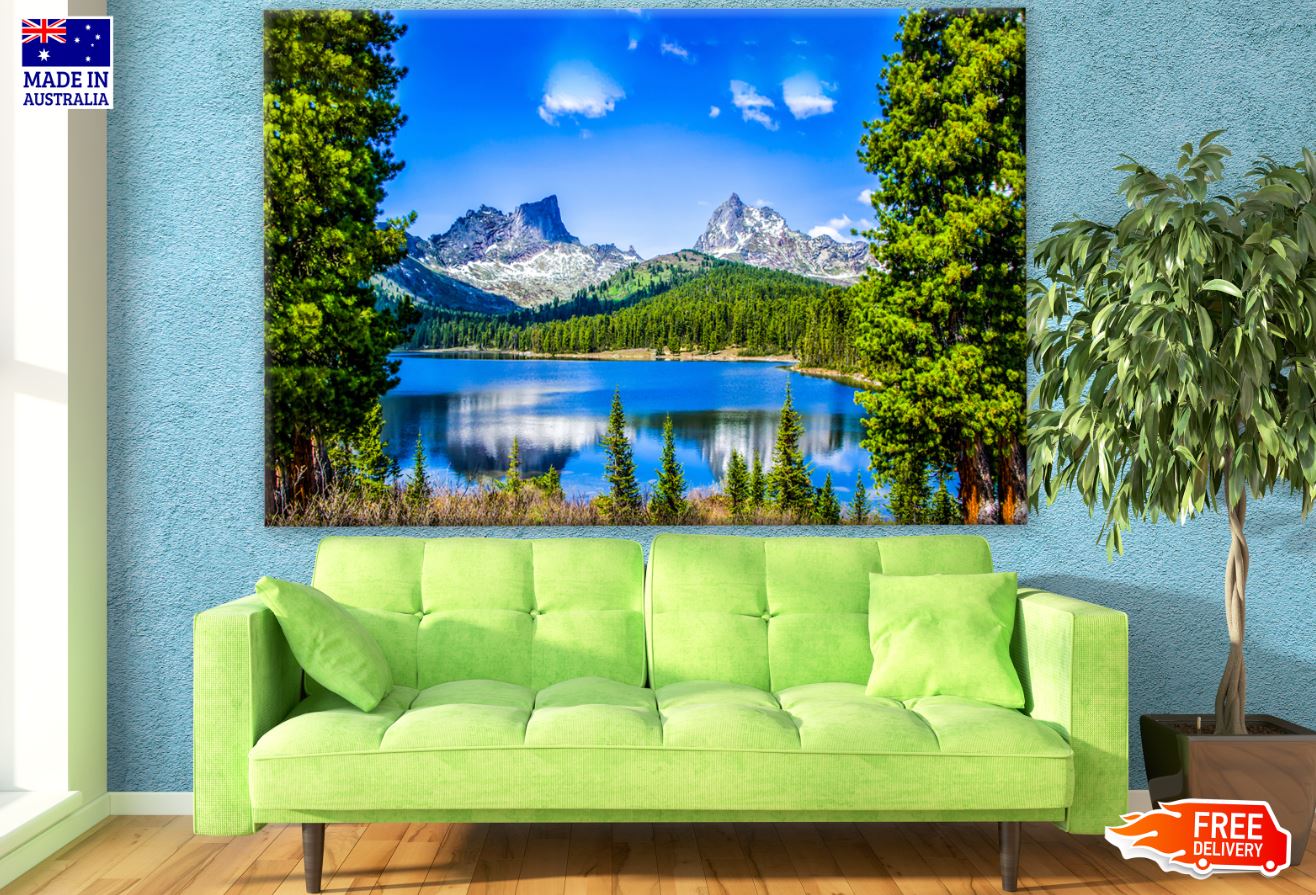 Lake, Mountain & Forest Scenery Photograph Print 100% Australian Made