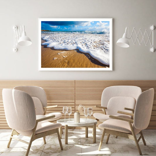Sea Wave Scenery Photograph Home Decor Premium Quality Poster Print Choose Your Sizes