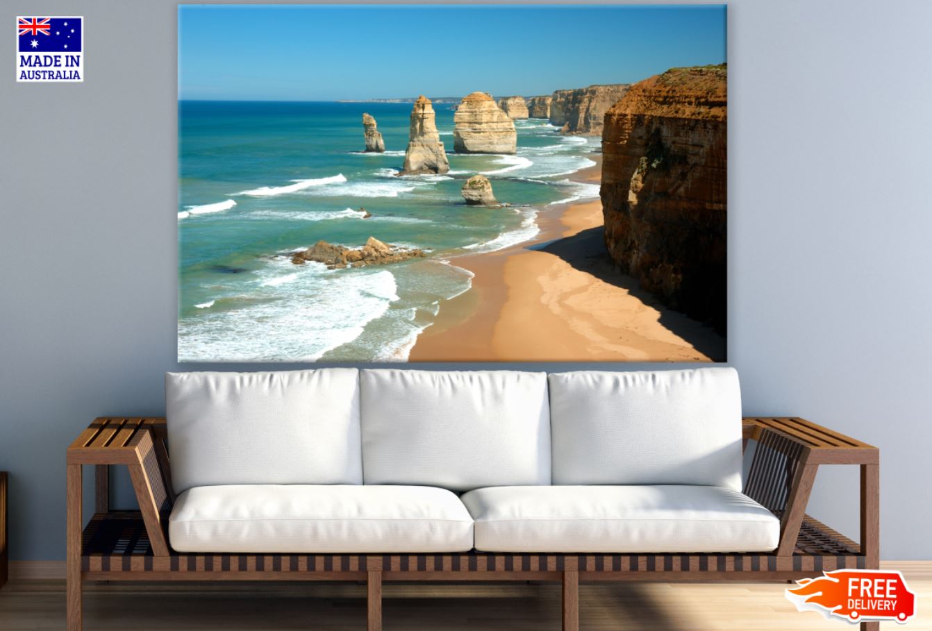 Cliff & Sea View Photograph Print 100% Australian Made